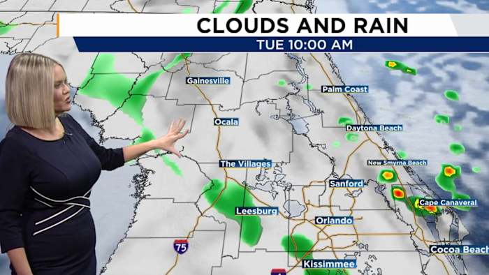 Central Florida rain chances to increase as heat index to top 100 degrees