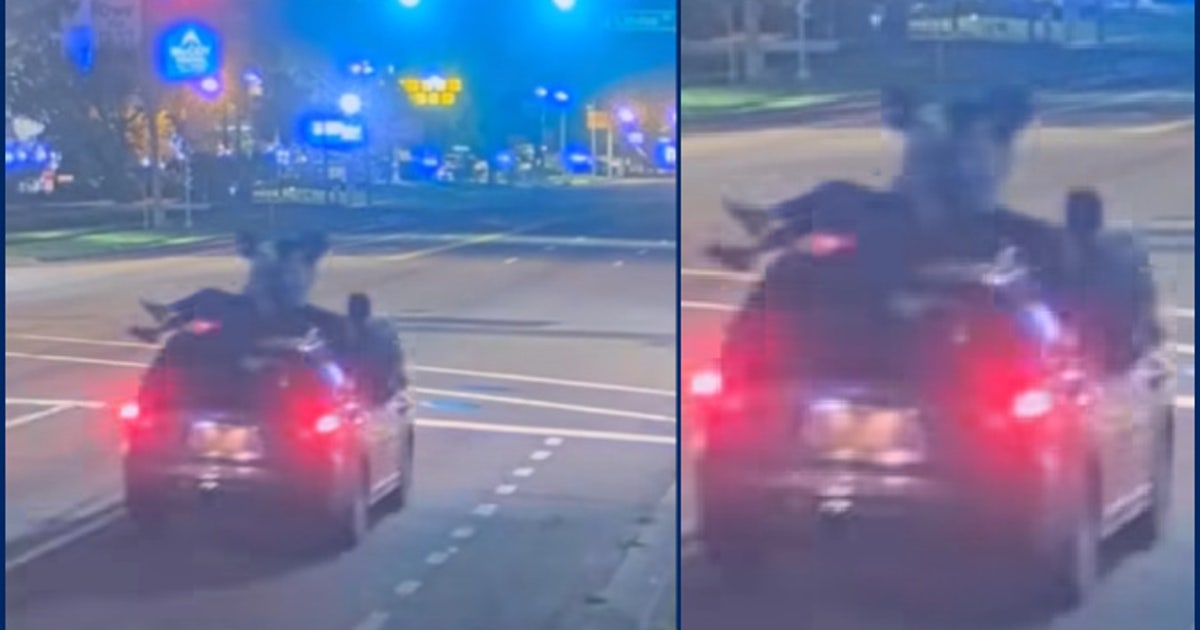 Florida teens caught riding on top of SUV going 40 mph, cited; police say