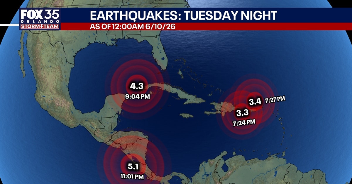 4.3 magnitude earthquake near Cuba, a day after 6.1 earthquake