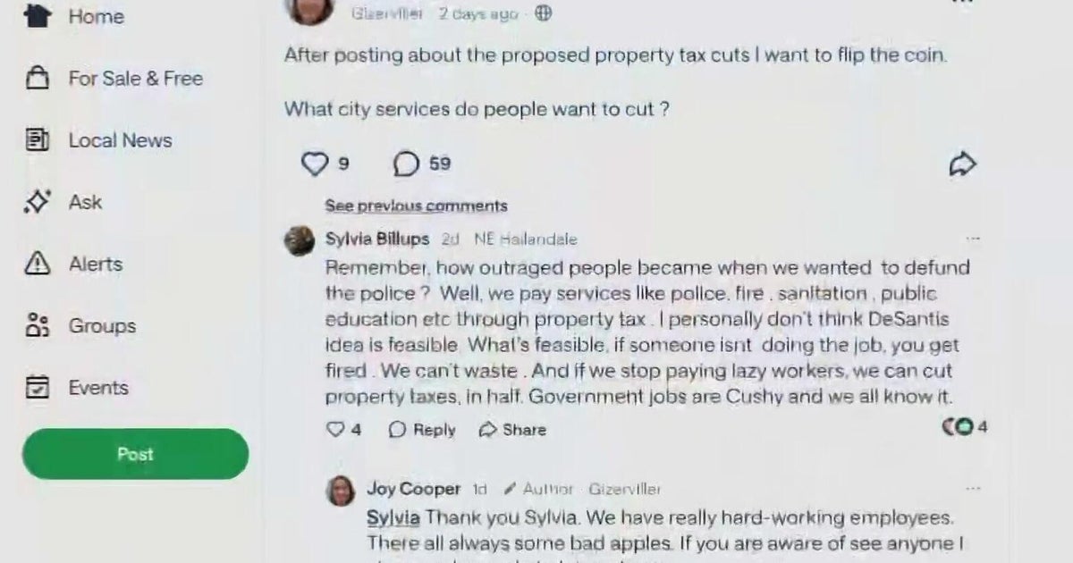 Florida's proposed property tax plan could cut city services. A Broward mayor is asking residents for their input.