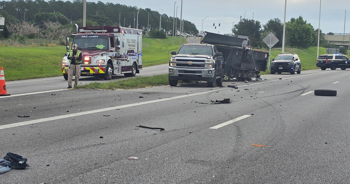 Florida man dies after being struck by vehicle while standing outside truck on shoulder of I-4: FHP