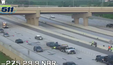Crash blocks lanes entering Howard Frankland Bridge on I-275 in St. Pete: FHP