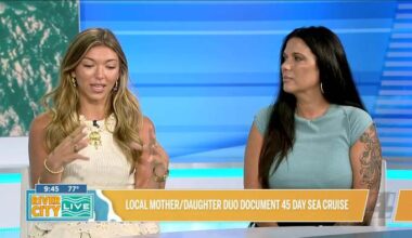 Local mother/daughter duo document 45 day sea cruise