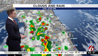 Rain chances increasing for Central Florida