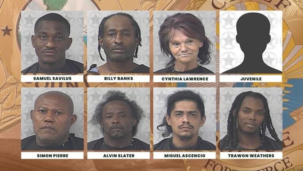 Operation Summer Heat reaches 24 arrests, 7 firearms seized as St. Lucie County agencies target drugs, gangs and violent crime. Samuel Savilus, Billy Banks, Cynthia Lawrence, Simon Pierre, Alvin Slater, Miguel Ascencio and Trawon Weathers were arrested along with a juvenile during Day 4 of Operation Summer Heat in St. Lucie County, according to the sheriff’s office. (SLCSO)
