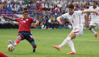 After weather delay, England routs Costa Rica in final World Cup tuneup