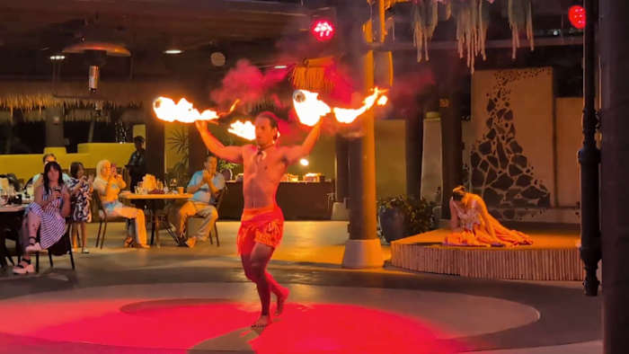 The sights of Paradise Nights at Discovery Cove