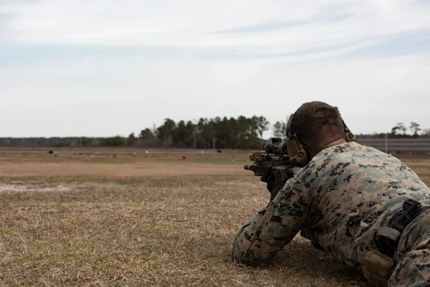 This Stone Bay rifle range in Camp Lejeune would be a part of the area that the city of Jacksonville is looking to annex.
