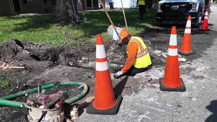 Second water line break in Orlando’s College Park neighborhood linked to fiber-optic installation