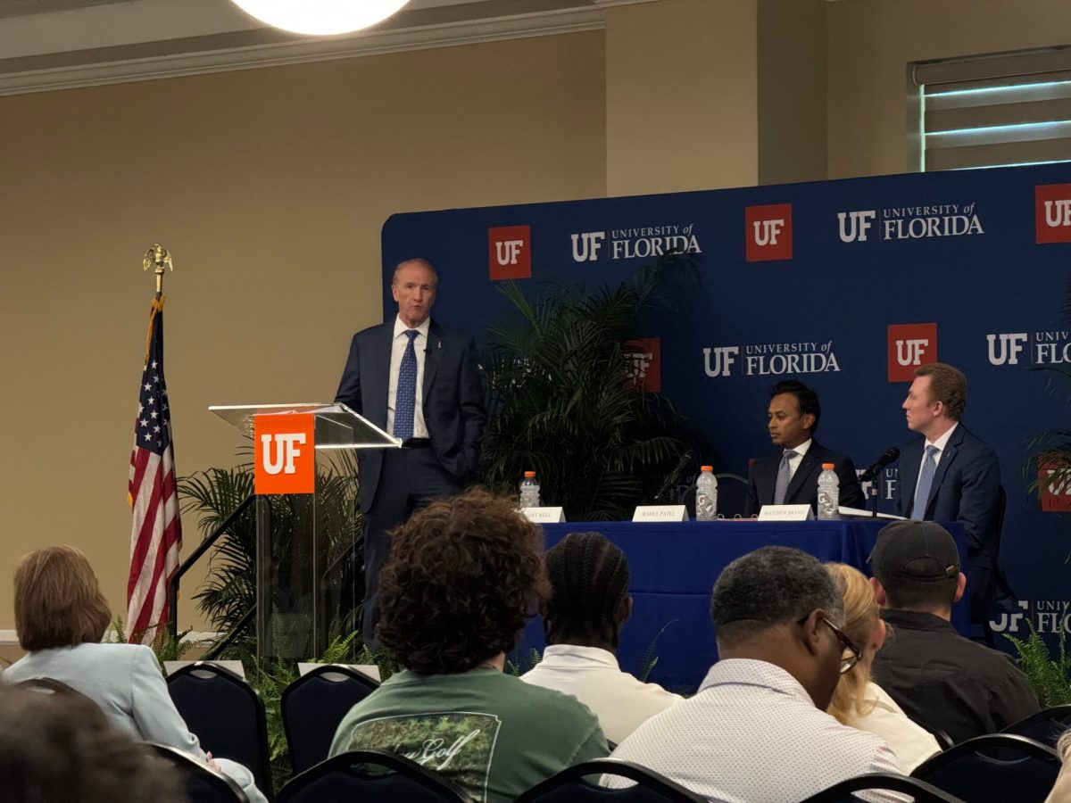 University of Florida presidential hopeful Stuart Bell says he won’t bring ‘woke’ back