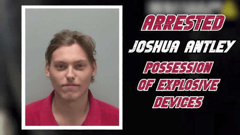During the investigation, 21-year-old Joshua Mark Antley admitted to constructing the devices and adding the projectiles, telling investigators they were intended to scare away animals. (Lee County Sheriff's Office)