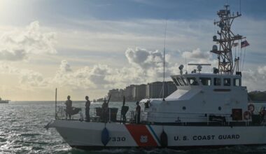 Coast Guard searches for man believed to have fallen overboard in Biscayne Bay