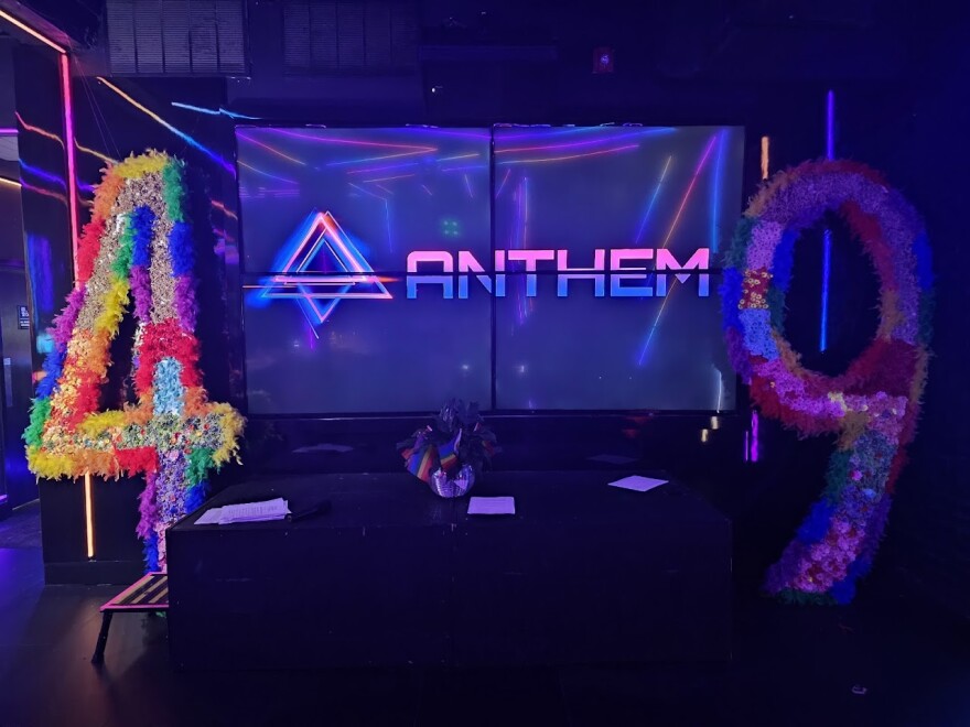 On the night marking 10 years since the Pulse Nightclub shooting, 12 survivors gathered at Anthem nightclub to reflect, to cry, and to dance. The space was donated to the survivors for a remembrance event by club owners Michael Vacirca and Manny Emmanuel Quiñones.