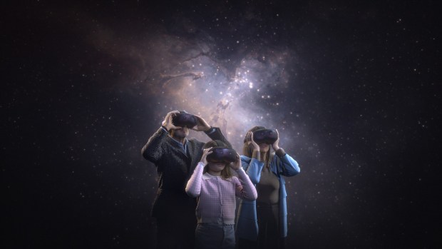 Developed over two years through a partnership between Fever and the Smithsonian Astrophysical Observatory, the exhibition allows guests to navigate simulations of celestial phenomena like supernovas and black holes, translating abstract scientific data into an accessible format for ages 10 and older (Courtesy Fever).