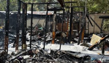 Crews battle heavy fire at Orange County home, officials say