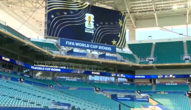 Miami Stadium undergoing final preps ahead of its first-ever FIFA World Cup match with Uruguay and Saudi Arabia - WSVN 7News | Miami News, Weather, Sports