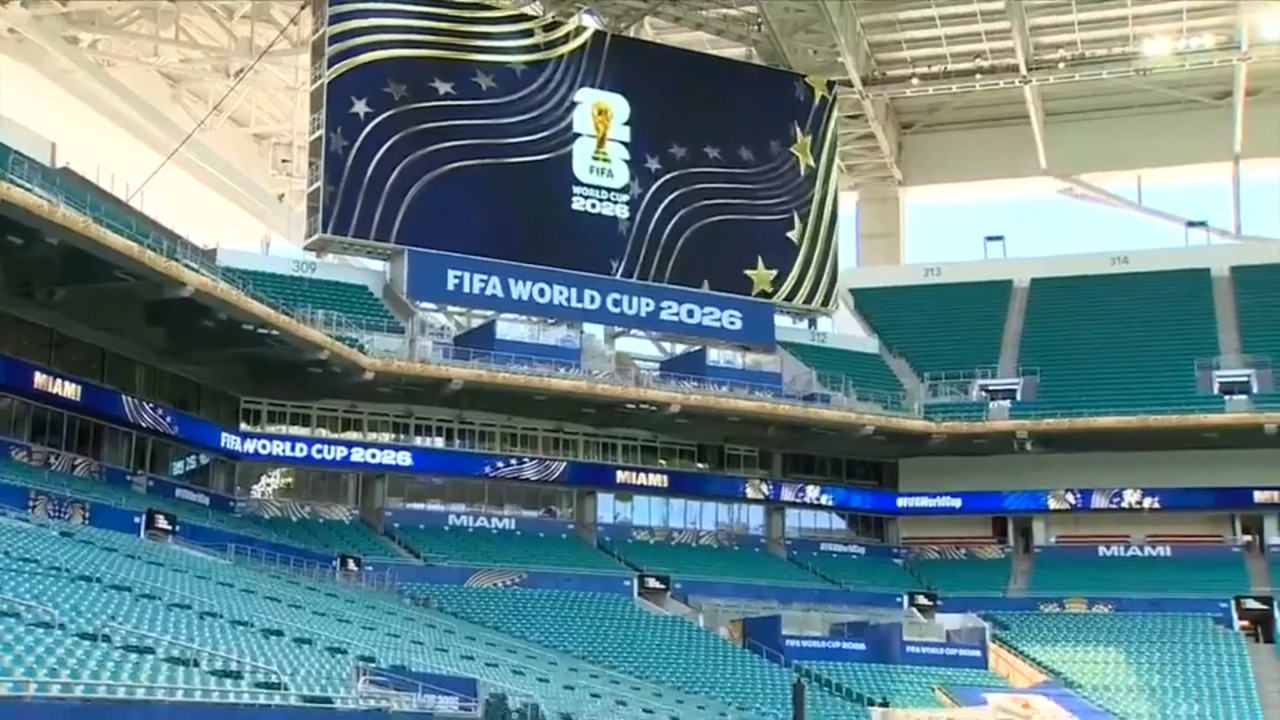 Miami Stadium undergoing final preps ahead of its first-ever FIFA World Cup match with Uruguay and Saudi Arabia - WSVN 7News | Miami News, Weather, Sports