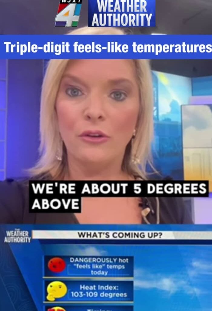 Expect triple-digit feels-like temperatures today