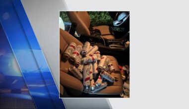 Over 30 open containers found during Florida traffic stop, troopers say