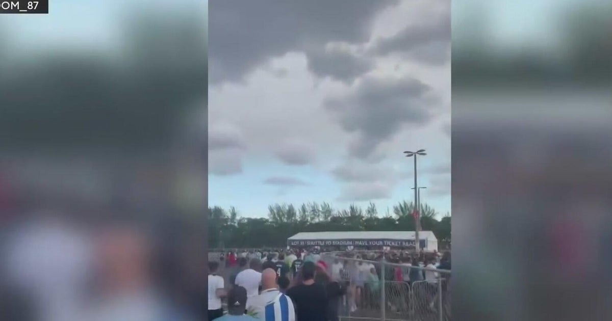 World Cup fans warn of delays at Miami Stadium due to security issues, with some missing half of the first game