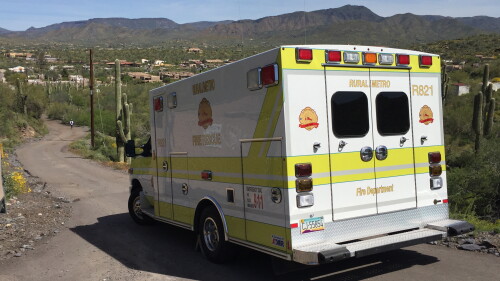 Rural Metro Ambulance Cave Creek Arizone