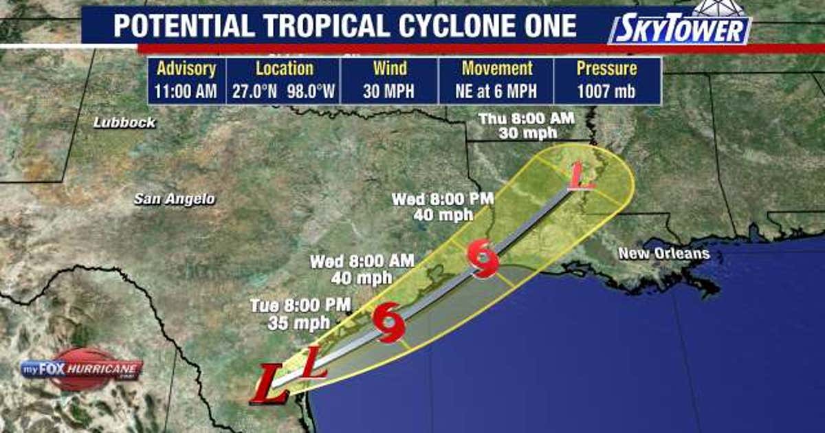 Potential Tropical Cyclone One could become first named storm of 2026 hurricane season