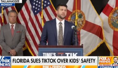 Florida sues TikTok over allegedly addictive features