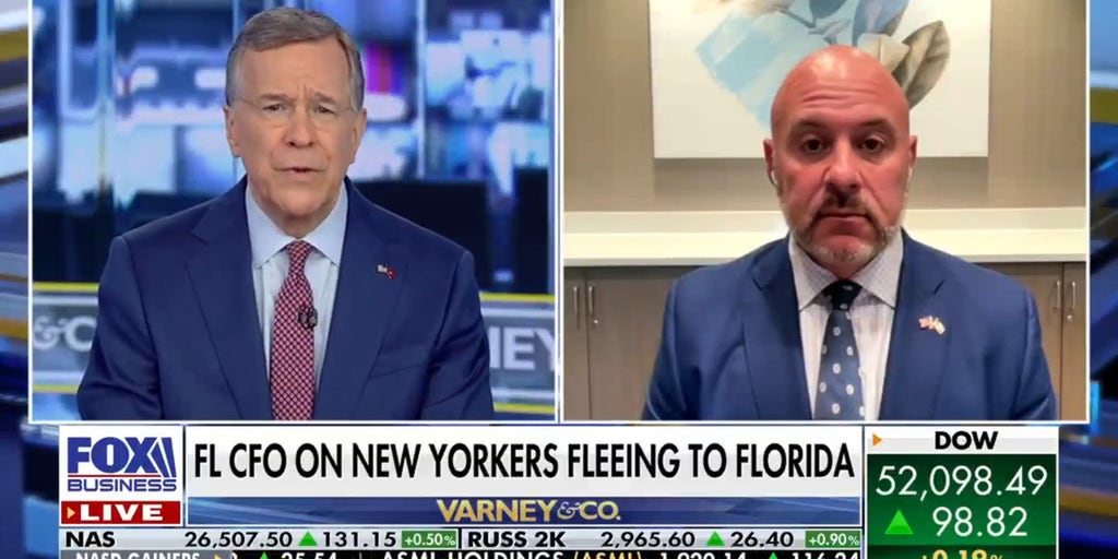 Florida CFO warns those fleeing blue states: 'Don't New York our Florida'