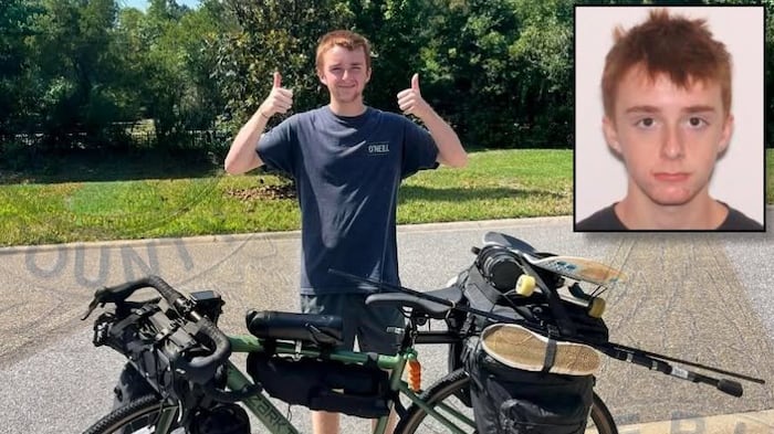 Teen biking from Jacksonville to Florida Keys has vanished mid-trip, authorities say