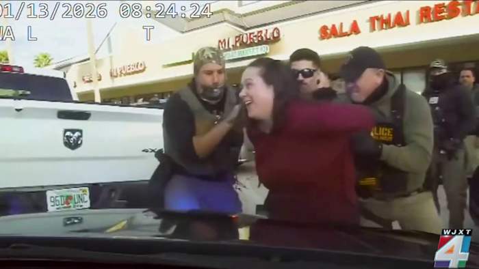 Woman pleads guilty to punching trooper, kicking ICE officer during Jacksonville traffic stop