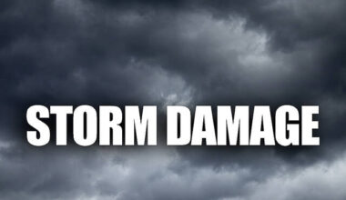A 60 mph storm gust flipped a semitrailer in Jacksonville, sending a Missouri driver to the hospital with minor injuries.