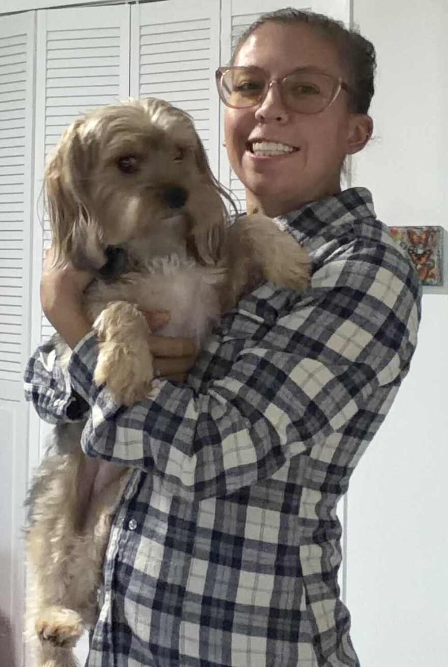 Luna Rose with her person, Kristine Reed.