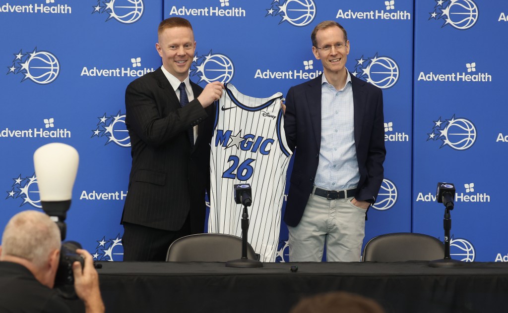 New Orlando Magic coach Sean Sweeney formally introduced