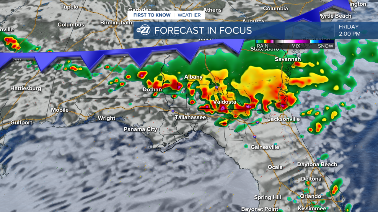 Forecast in Focus Friday afternoon