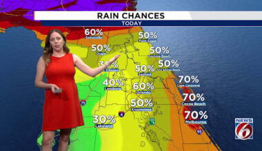 Heat advisory in effect as threat for strong storms continues across Central Florida