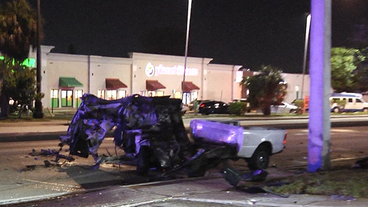 2 men hurt in violent Lauderdale Lakes crash, officials say – NBC 6 South Florida