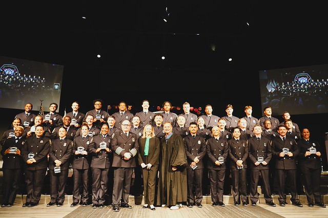 Fire Rescue Hosts Graduation & Pinning For New Firefighters