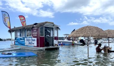 Tiki’s Taco Boat brings restaurant-quality to the waters of John's Pass Sandbar