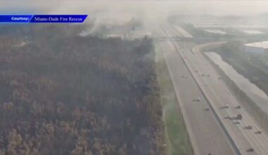 All lanes on Florida Turnpike, Krome Avenue reopened; Residents allowed to return home as crews battle 3 wildfires in West Miami-Dade - WSVN 7News | Miami News, Weather, Sports