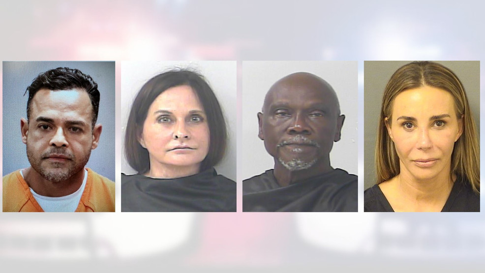 (From left) Adley Dasilva, Diane Millan, Fermal Simpson, and Kiomy Quintiana. (Source: MCSO, PBSO, SLCSO)
