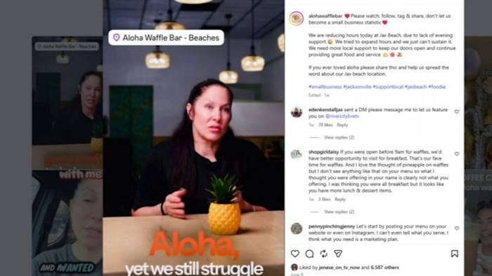 A Navy veteran’s waffle shop expansion was in danger of closing. How a heartfelt plea on Instagram changed everything