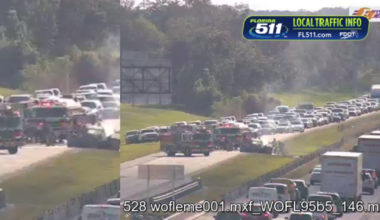 Traffic alert: Vehicle fire shuts down all eastbound lanes of SR-528 at MM-23