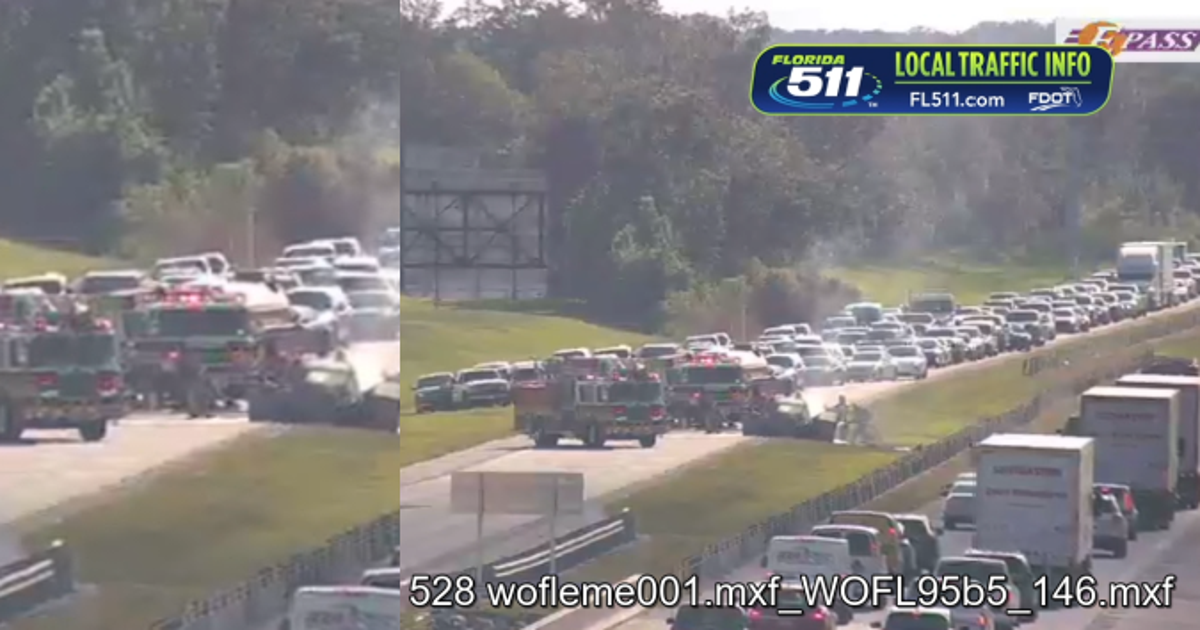 Traffic alert: Vehicle fire shuts down all eastbound lanes of SR-528 at MM-23