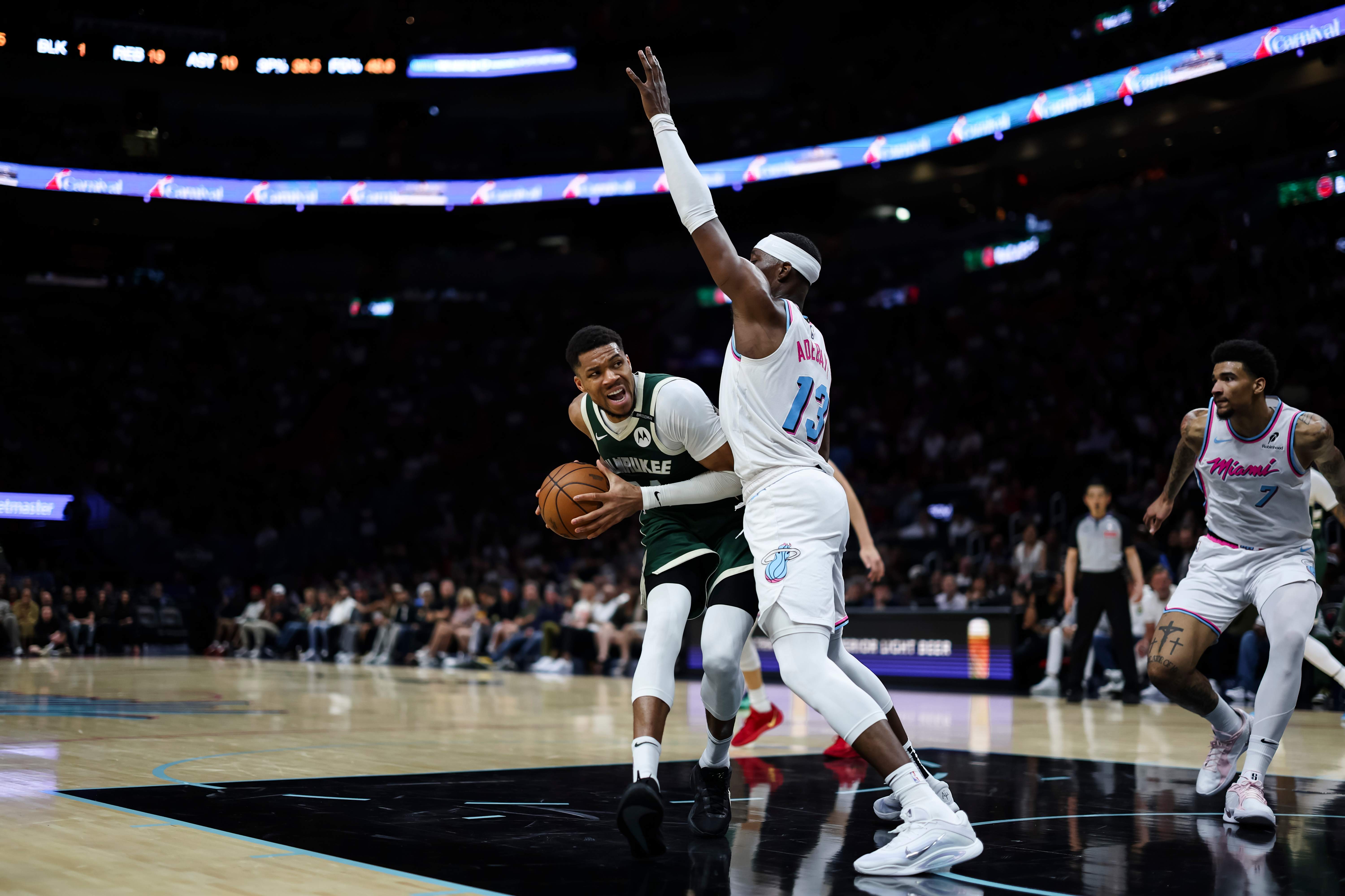 Milwaukee Bucks v Miami Heat