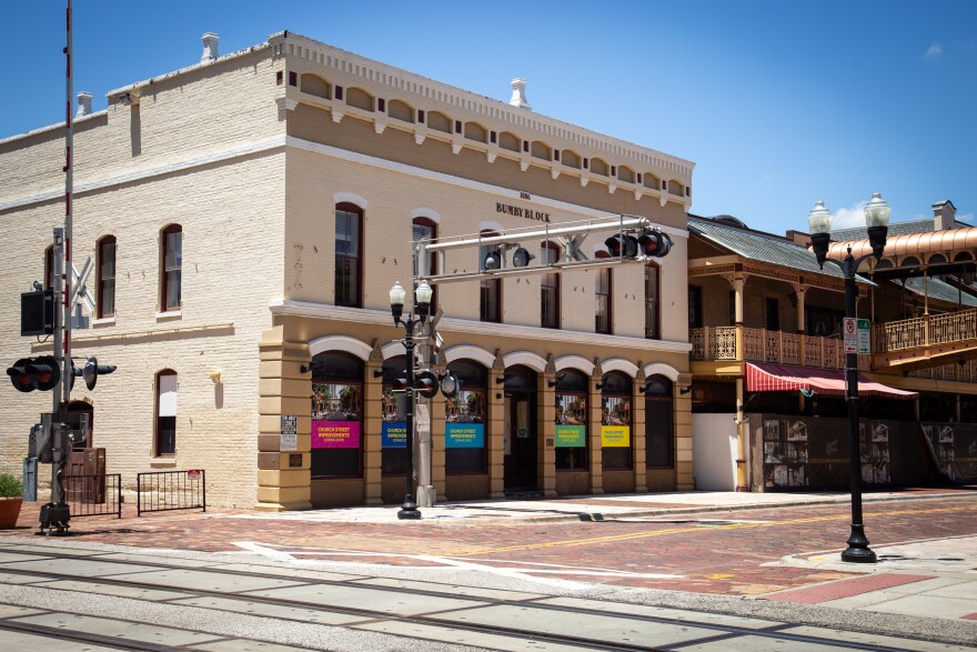 The Bumby Hardware Building on Church Street was built in 1886.