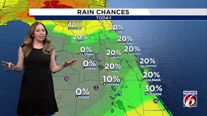 Limited rain chances keeping dangerous heat locked in for Central Florida