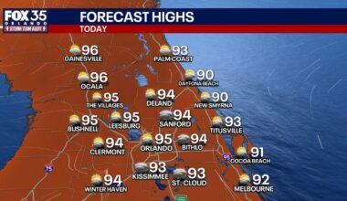 Orlando weather: Hot and humid with scattered storms expected in Central Florida