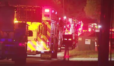 Firefighters battle massive industrial warehouse fire in Pinellas Park