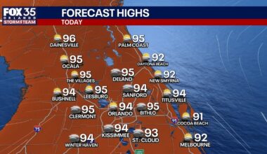 Orlando weather: Heat lingers as afternoon, evening storm chances increase
