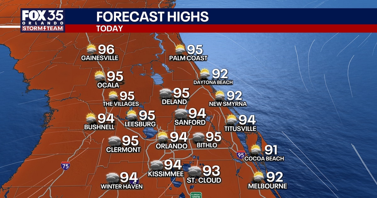 Orlando weather: Heat lingers as afternoon, evening storm chances increase
